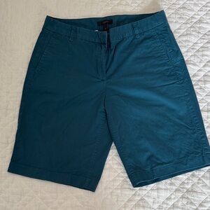J. Crew Teal Women's Bermudas